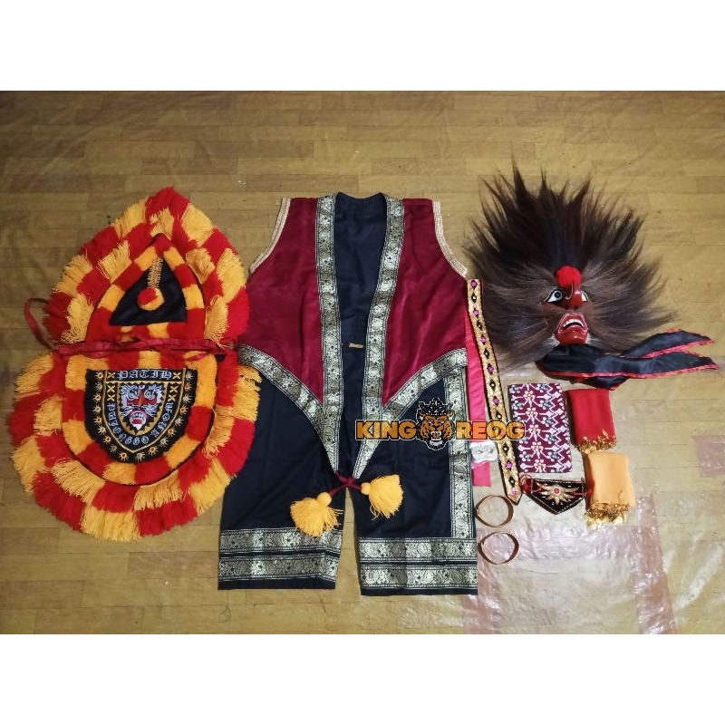 coustume ganongan/baju ganong fullset/satu paket baju ganong/ganongan murah/baju ganongan/baju celan