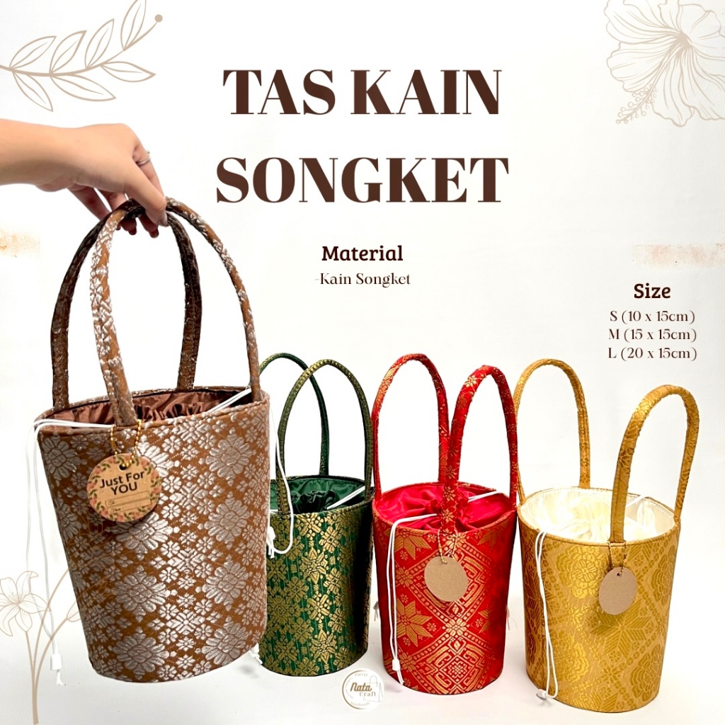 

Natacraft-Tas Hampers Parcel Lebaran Tas Kado Tas Souvenir Songket