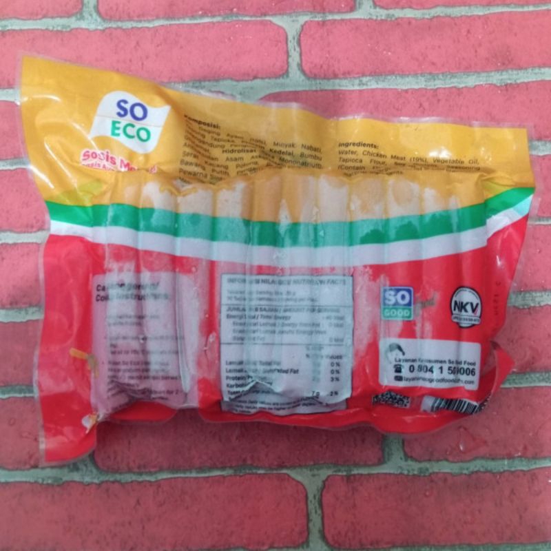 

So Eco Sosis Merah 750gr Enak Gurih Bergizi