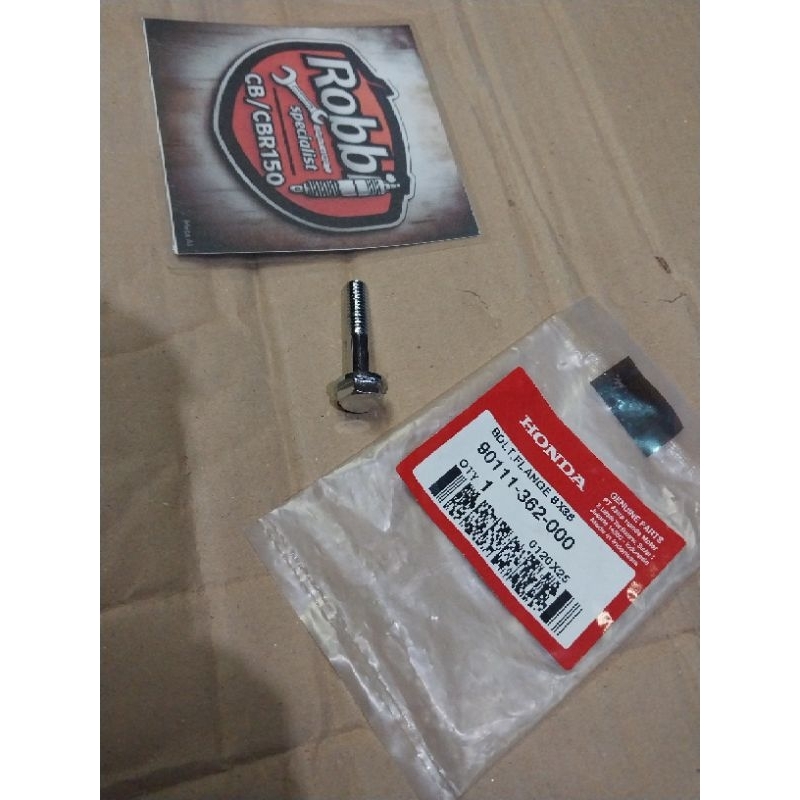 90111-362-000 Bolt Flange 8x36 Baut Dudukan Stang Raiser CB150R Old Megapro Original