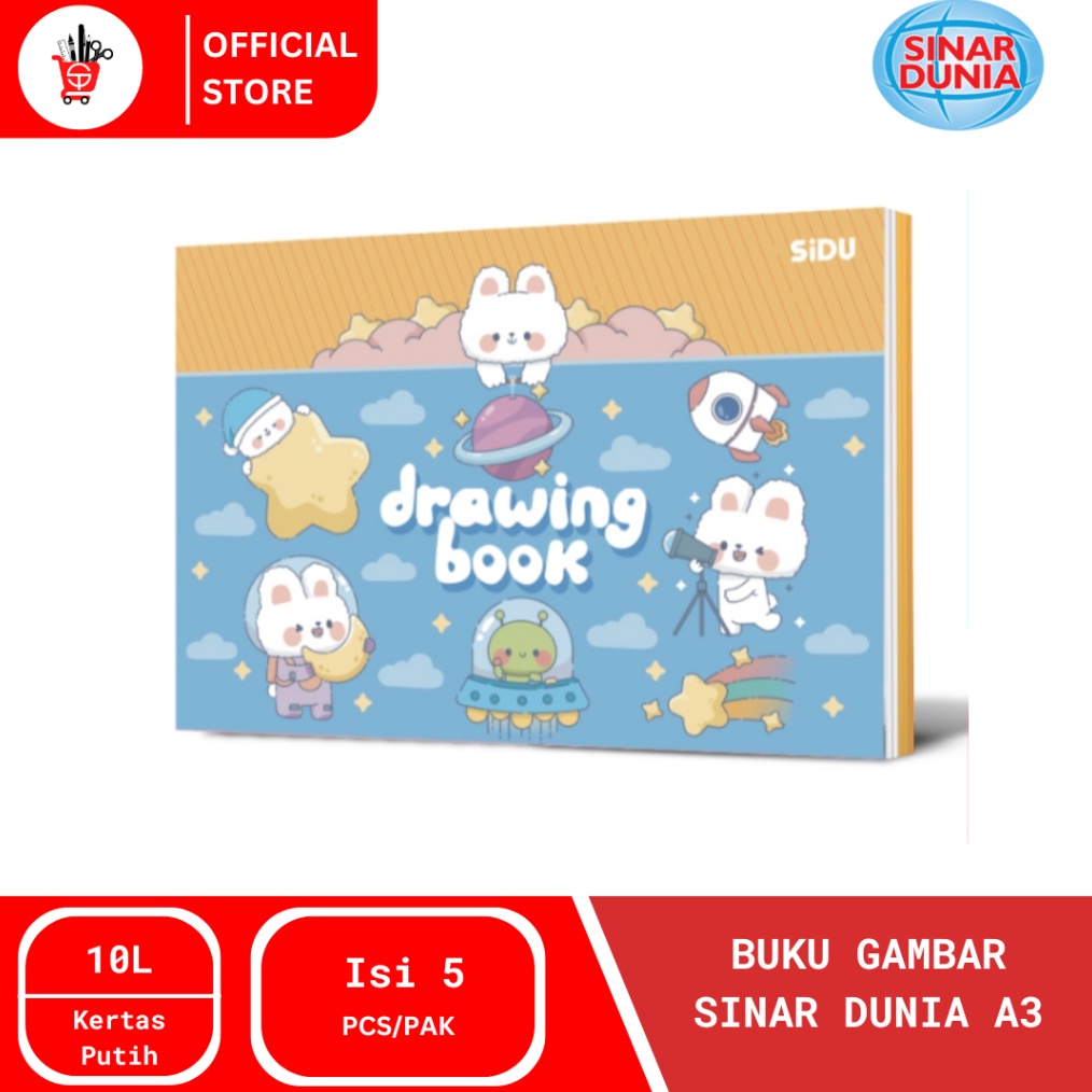

KODE H67D Drawing Book Buku Gambar SiDu A3 1 PAK