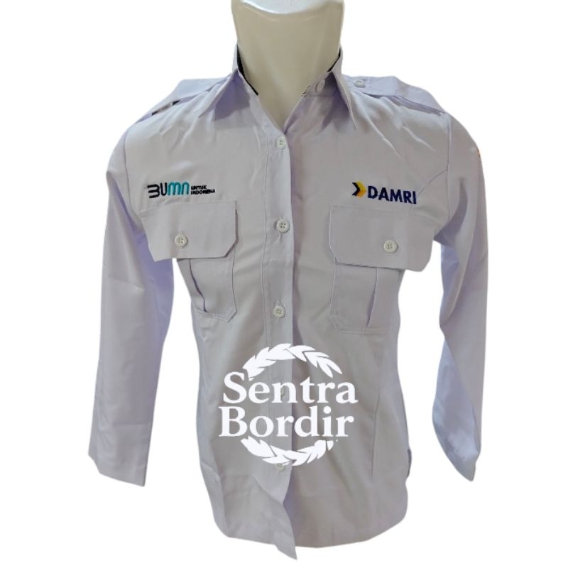 Seragam Damri BUMN Baju Seragam Putih Damri BUMN Perempuan