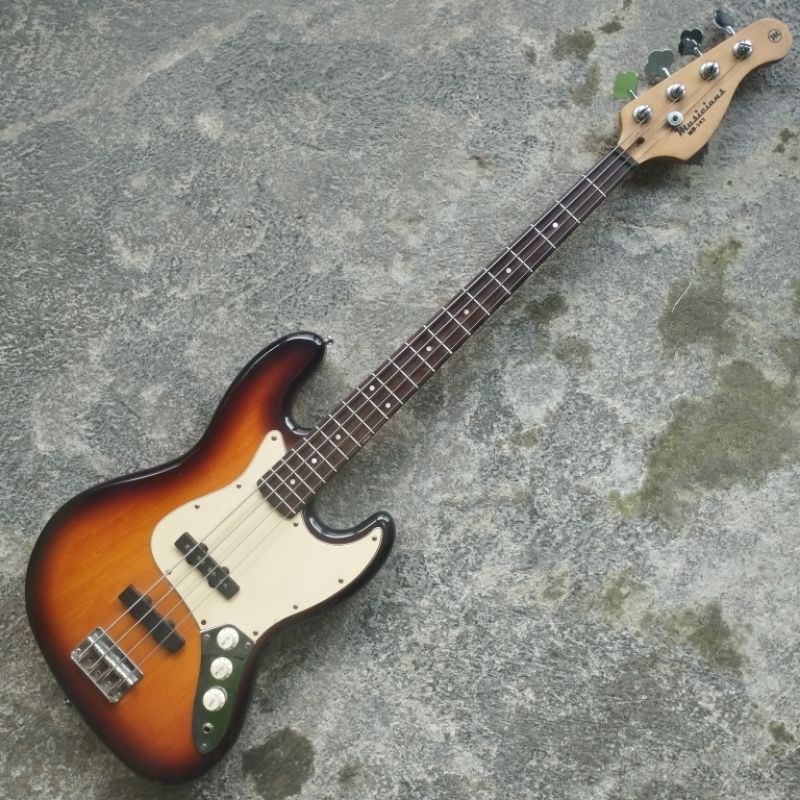 GITAR BASS ORIGINAL MUSICIANS MB-323 JAZZ BASS MODEL SECOND SUNBRUST