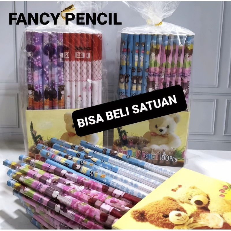 

pencil kayu fancy, pencil murah