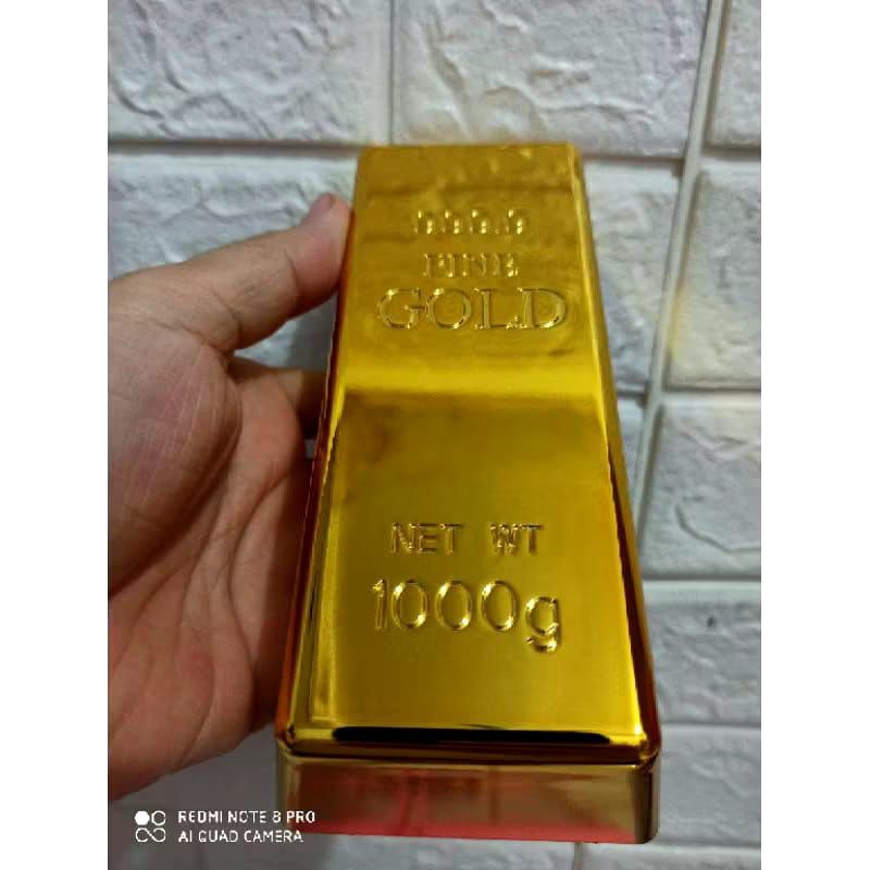 pajangan emas batangan 1000g simulasi