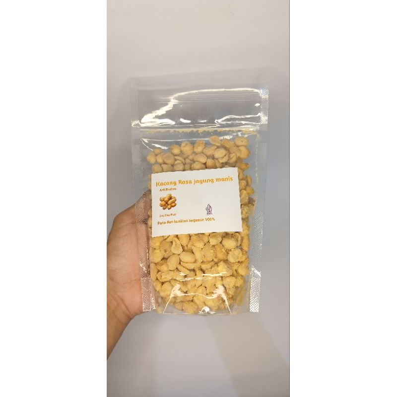 

Kacang Jumbo rasa jagung manis, Kualitas premium super, kacang Brebes 100% renyah dan gurih, jajanan