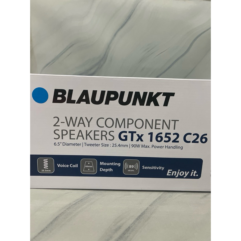Blaupunkt Germany GTx 1652 C26 Car Speaker Split With Pasif Crossover + Tweeter / Audio Mobil 6.5" 6
