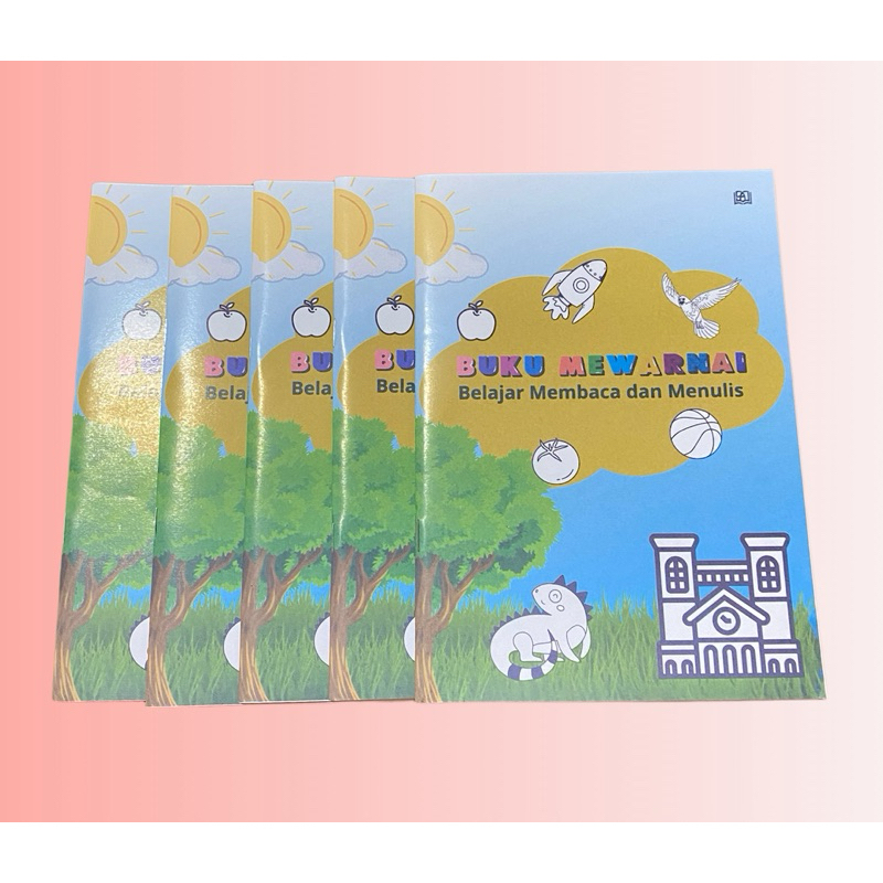 Buku Mewarnai Anak, Belajar Membaca dan Menulis