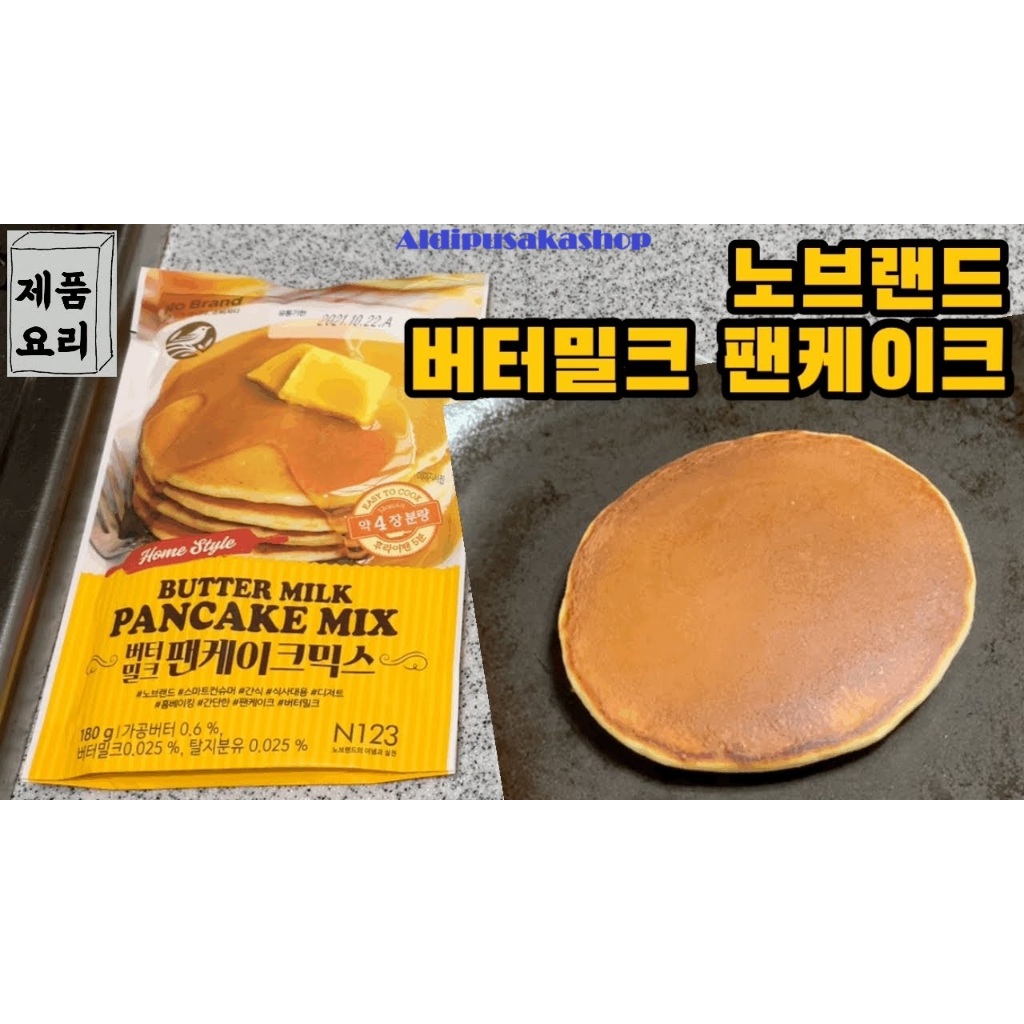 

No Brand Butter Milk Pancake Mix 180g - Tepung Instant Pancake Made In Korea