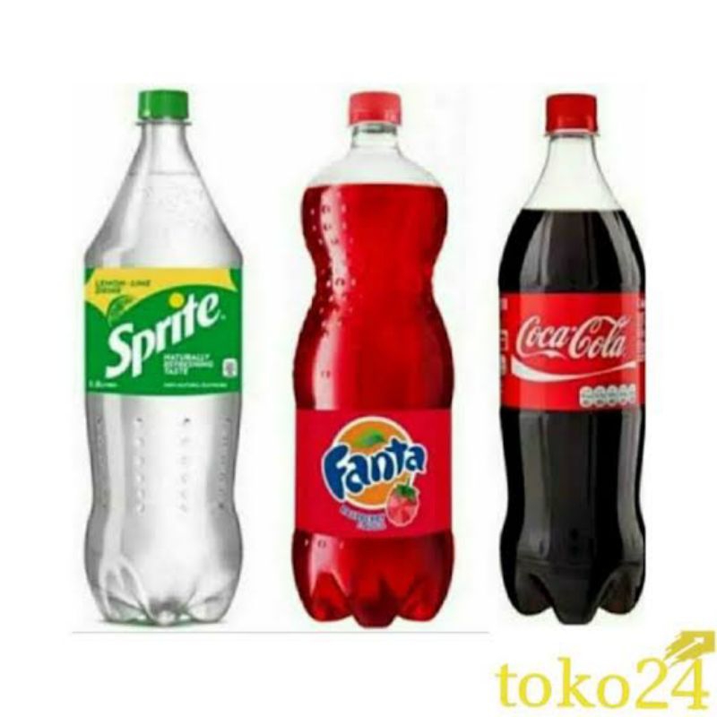 

FANTA | SPRITE | COCA COLA BOTOL NETTO 1 L Murah