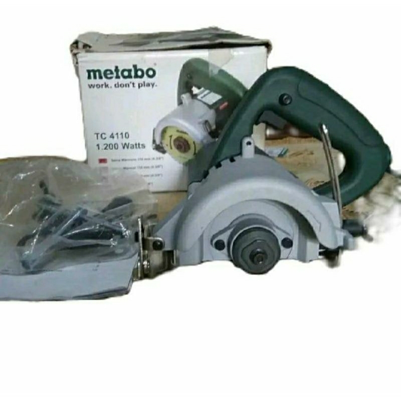 Mesin Potong Keramik GRANIT Marble Cutter 4 inch ( METABO TC4110 ) Tile Cutter 4" (110mm) 1200 Watt
