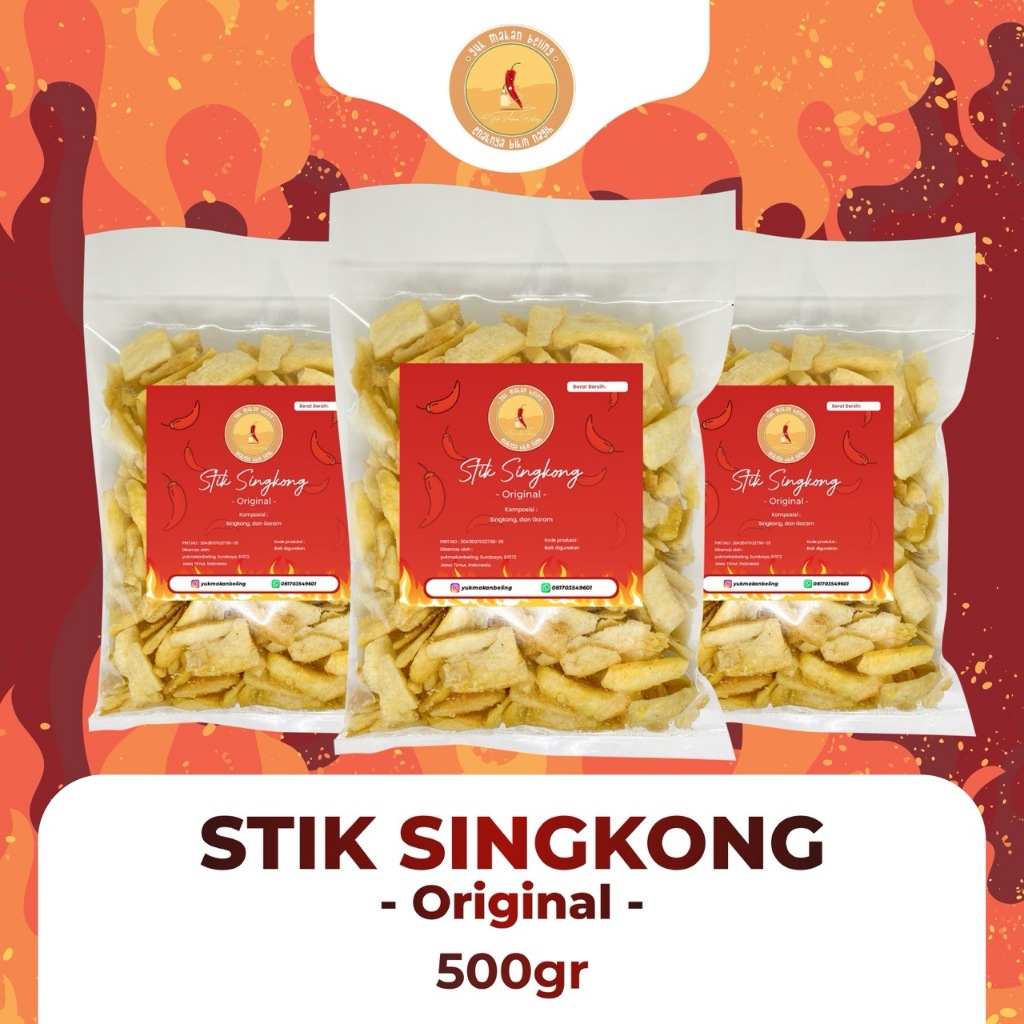 

Stik / Keripik Singkong Original 500gr