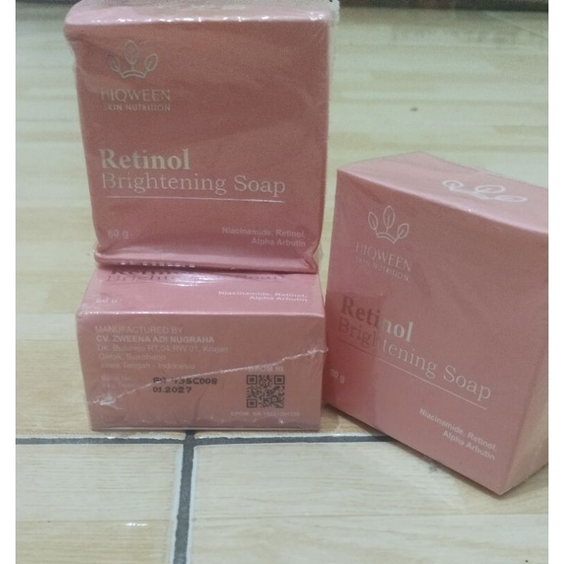 HIQWEEN skin Nutrition Retinol Brightening  Soap