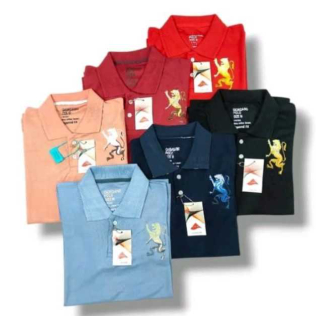 GIORDANO POLO KERAH 3D LION/POLO SHIRT PRIA GIORDANO PREMIUM QUALITY