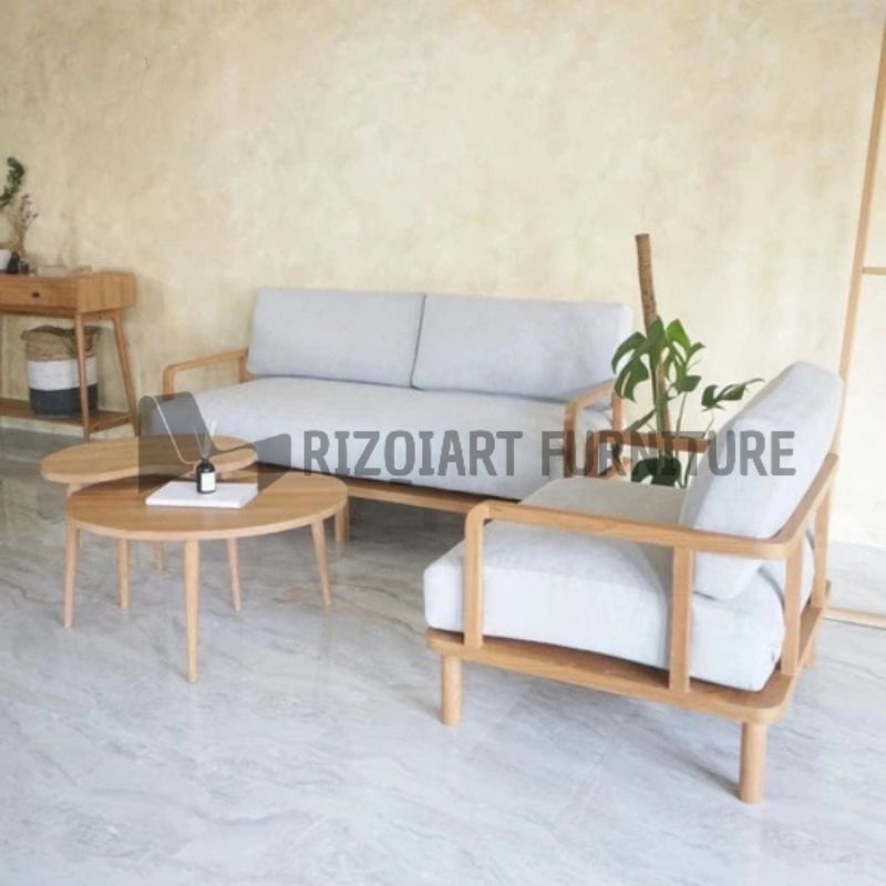 SET SOFA JATI SET SOFA TAMU MINIMALIS KURSI KELUARGA KURSI SANTAI
