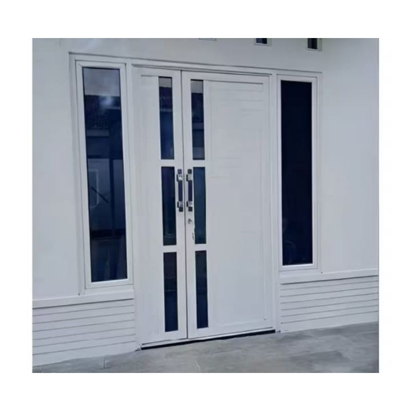 set kusen+pintu aluminium kupu+2 jendela uk pintu T200xL120 uk jendela T100xL50