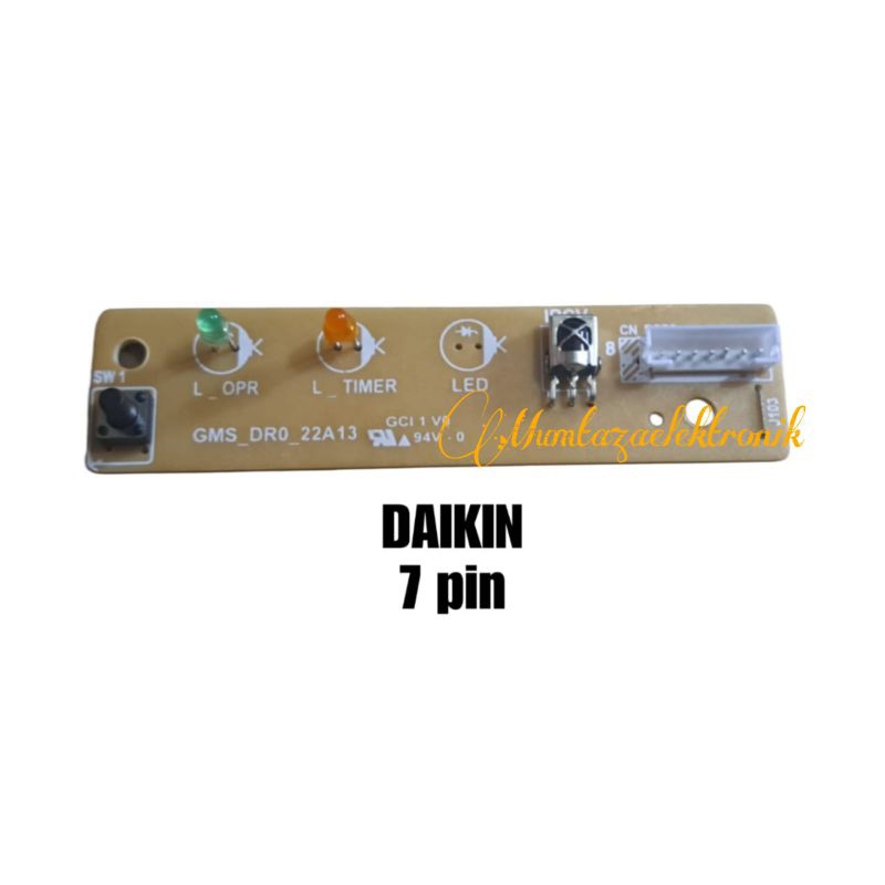 Sensor PCB AC Daikin 7pin / receiver AC Daikin 7pin / display PCB AC Daikin / Sensor modul AC Daikin
