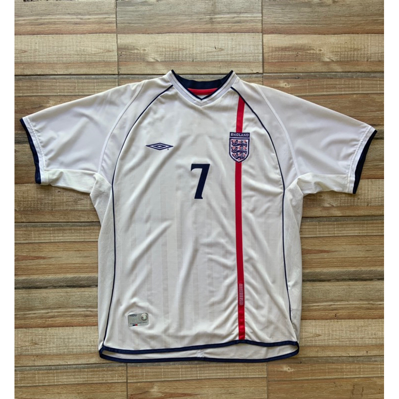 Jersey England / Inggris Home Original 2001 / 2002 / 2003