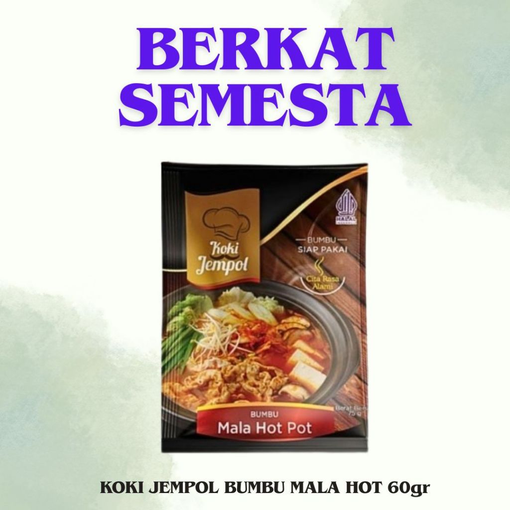 

KOKI JEMPOL BUMBU MALA HOT POT 60GR / BUMBU MALA