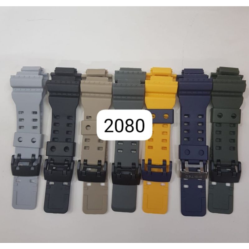 Stap Jam Tangan Digitec 2080T Original Tali Jam Tangan Digitec 2080 Original