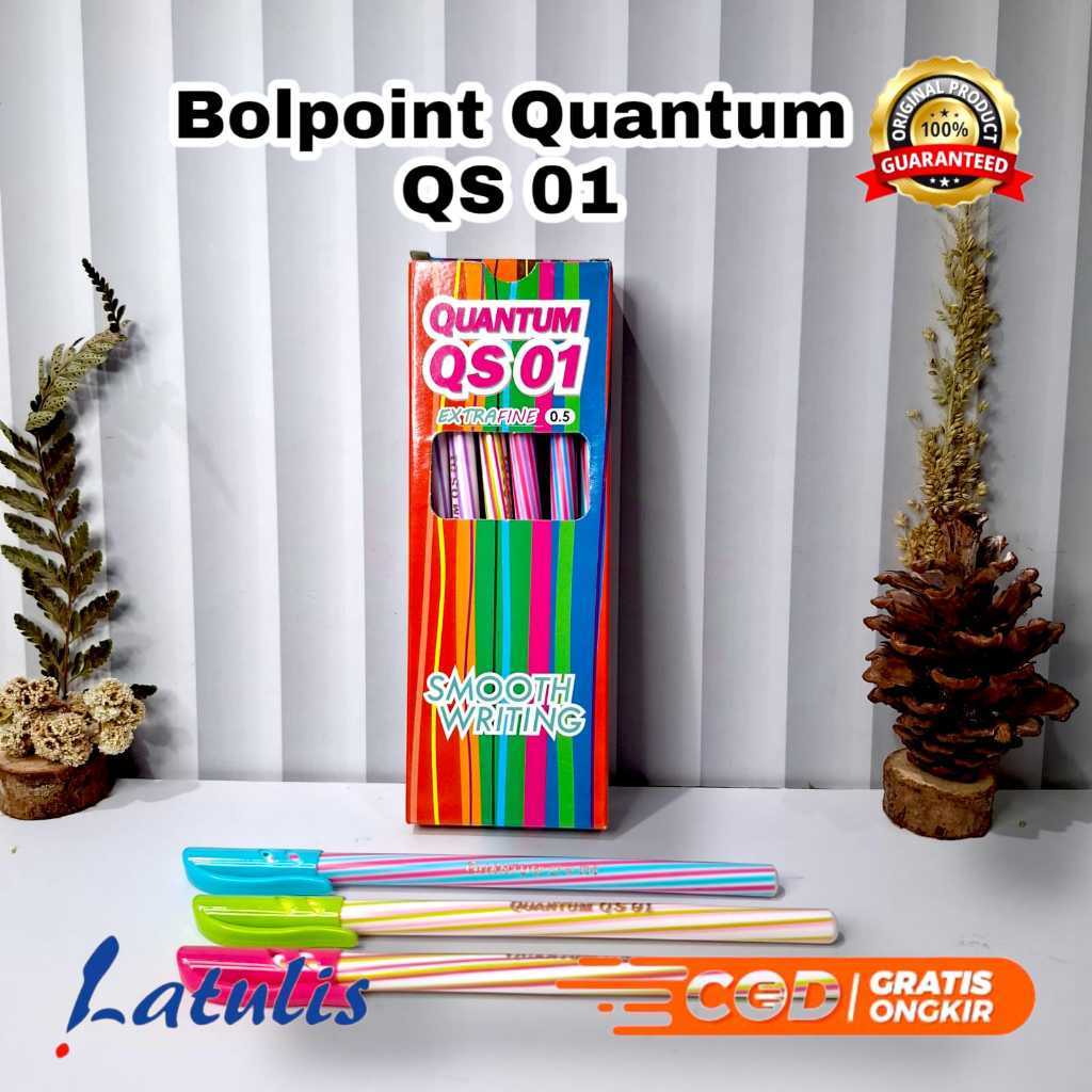 

BOLPEN / BOLPOINT QUANTUM QS-01 MURAH ISI 12 / PACK