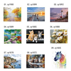 

KODE N15S DIY KIT Paint by number ukuran 3x4cm