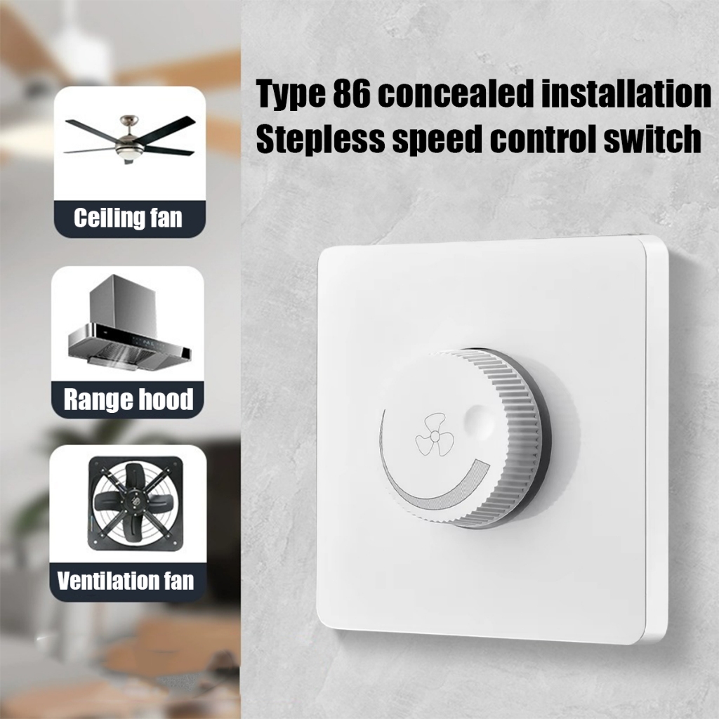 Dimmer lampu 220v Kecepatan Kipas Angin Plafon Dimmer Otomatis Switch Mikawa