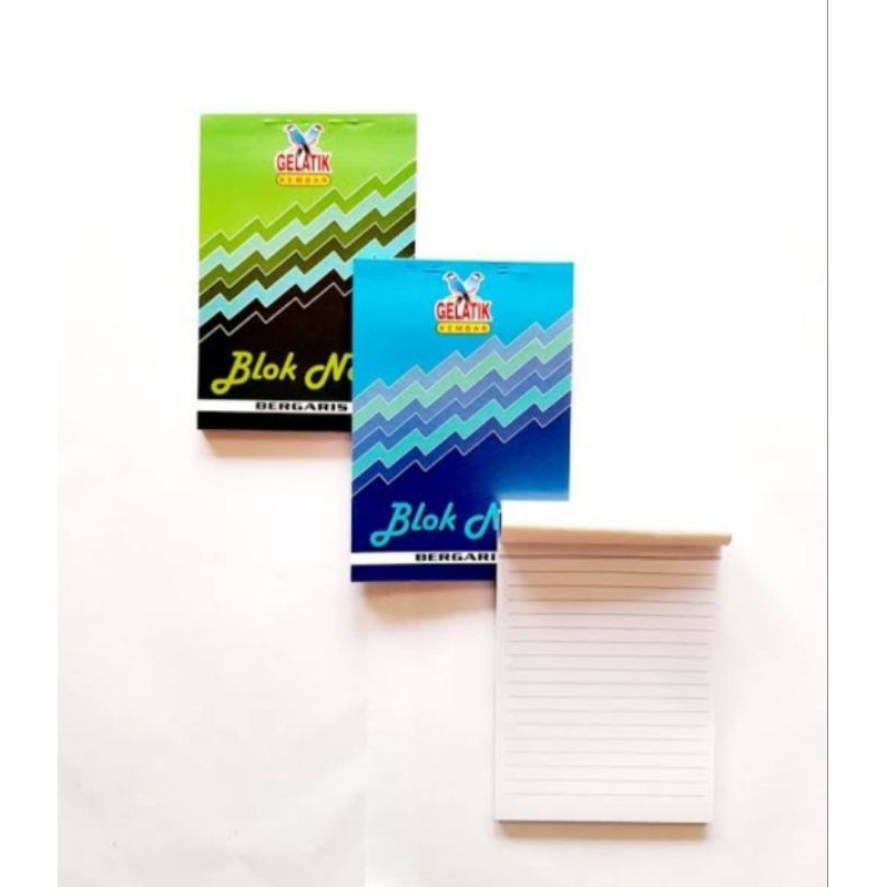 

BLOK NOTE BERGARIS GELATIK KEMBAR / 1PACK 10BUKU