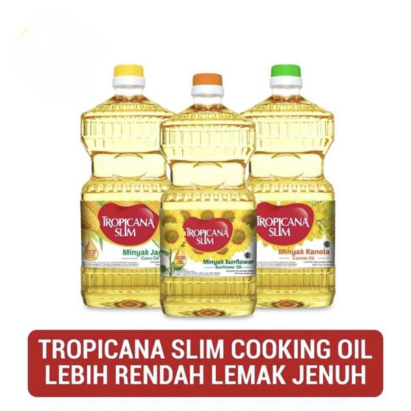 

Tropicana Slim Oil - Canola Oil - Sunflower Oil - Corn Oil 946ml Minyak Kanola - Minyak Bunga Matahari - Minyak Jagung | Tropicana Slim Canola Oil