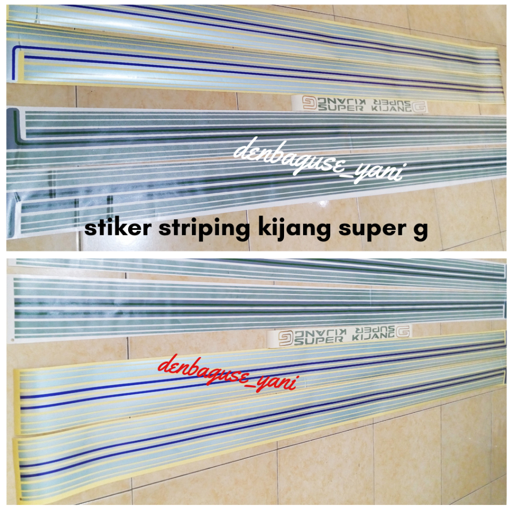 stiker striping kijang super g