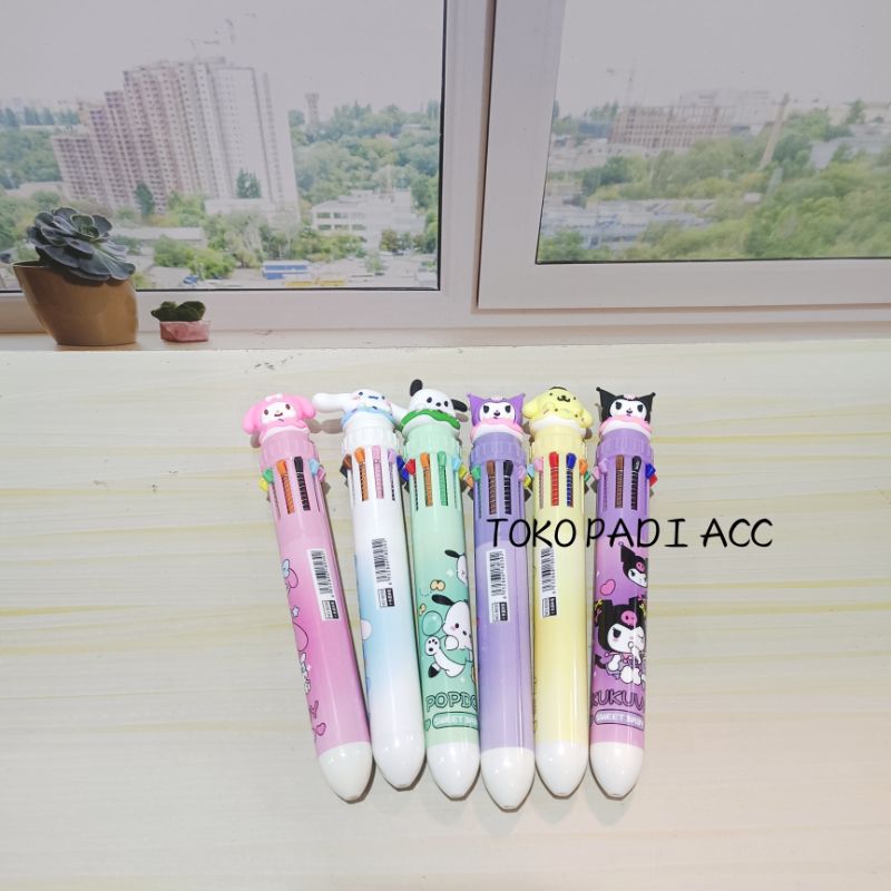 

GROSIR PULPEN MEKANIK 10 WARNA KARAKTER SANRIO!!