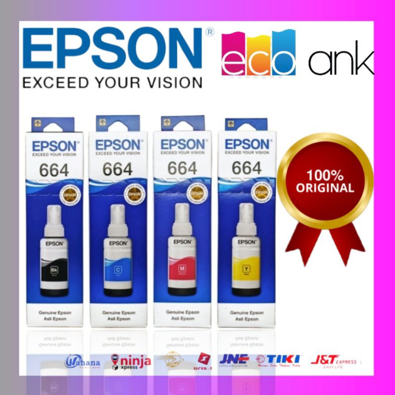 Tinta epson 664 Satu set (origanal)