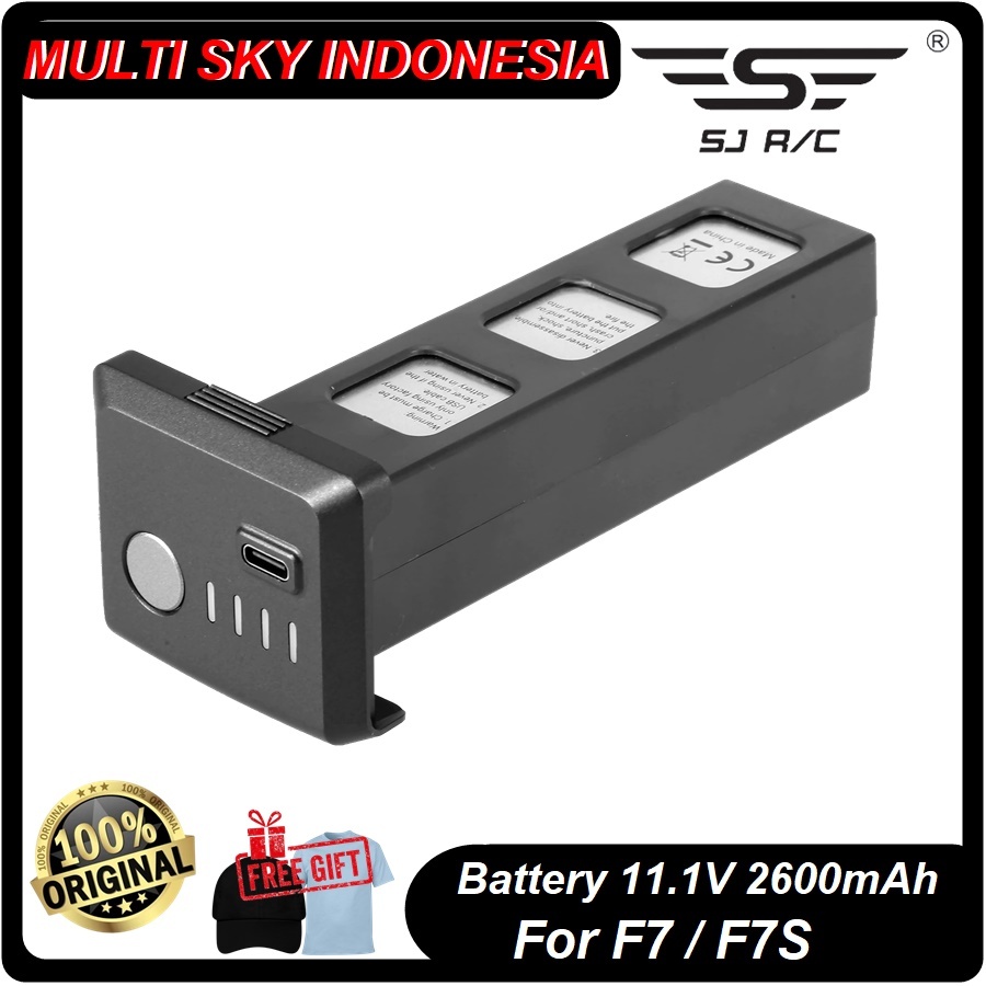 Battery SJRC F7s Pro Li-po Baterai 11.1V 2600mAh Original Battery SJRC F7 F7S