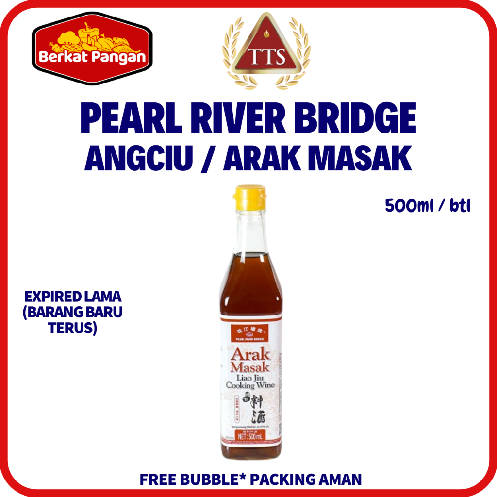 

PRB Pearl River Bridge Liao Jiu Cooking Wine 500 Ml / Angciu / Arak Masak