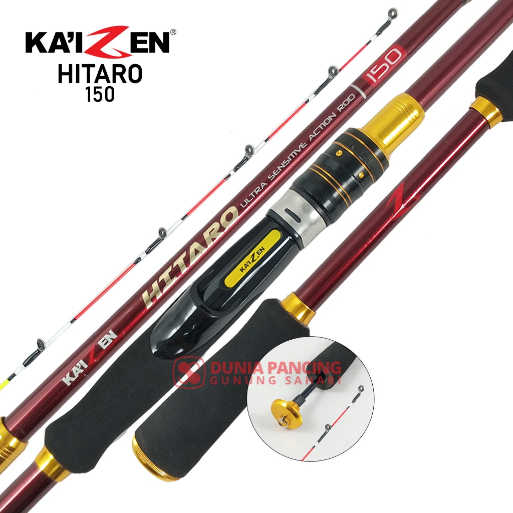 Joran Spinning Kaizen Hitaro Shrimp Rod Pilih Ukuran