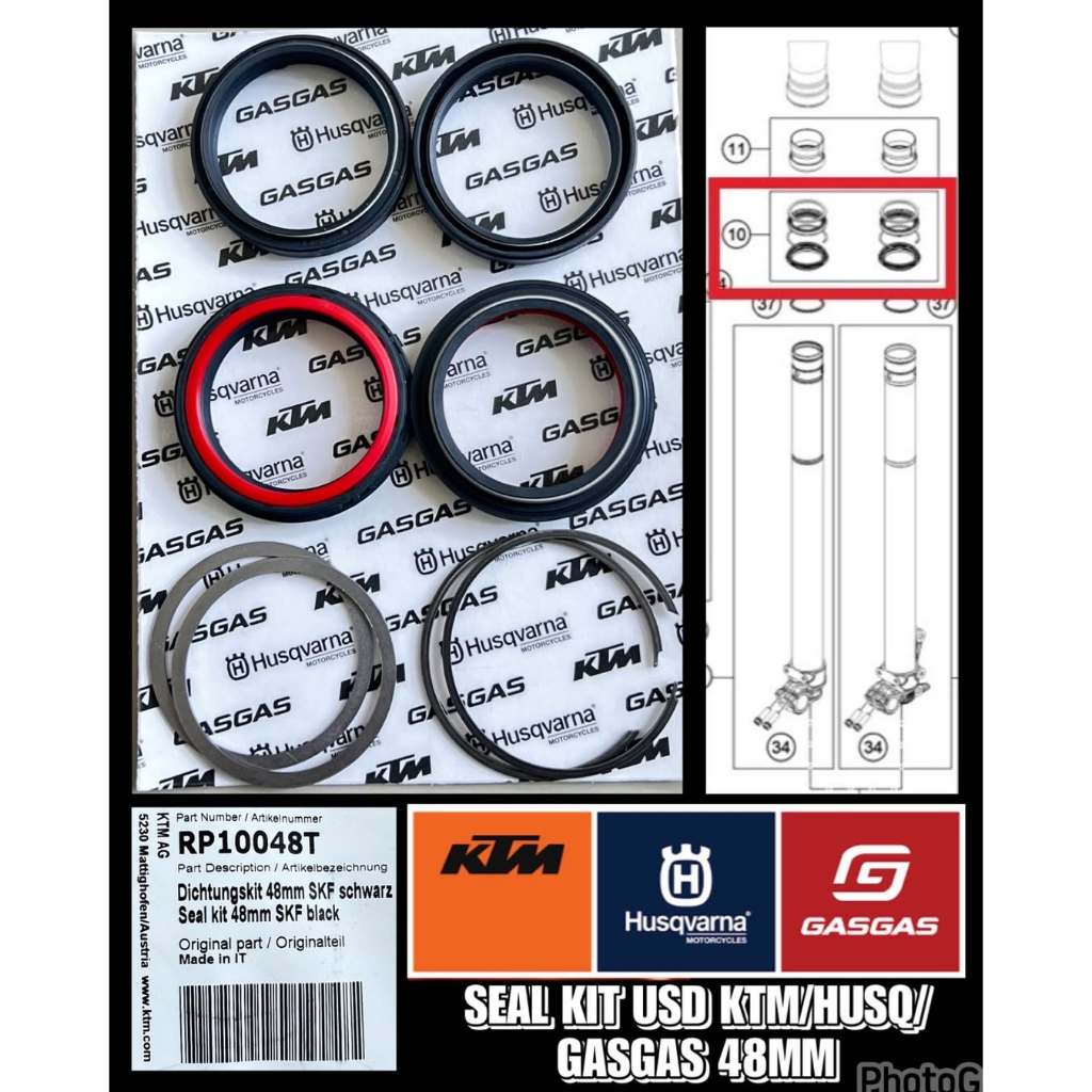 Seal Kit USD KTM HUSQ GASGAS 48mm Original