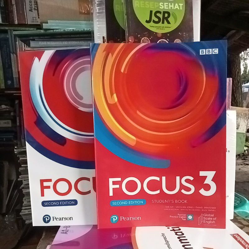BUKU Satu paket FOCUS 3 STUDENT BOOK + WORKBOOK