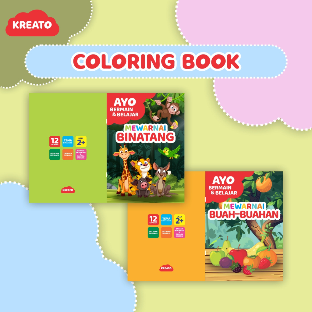 

Buku Mewarnai Anak Coloring Book Full Color