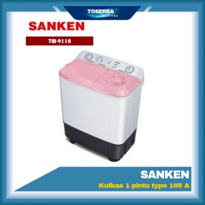 MESIN CUCI SANKEN TW 9110 PK / TW 9110PK / TW9110 PK 2 TABUNG