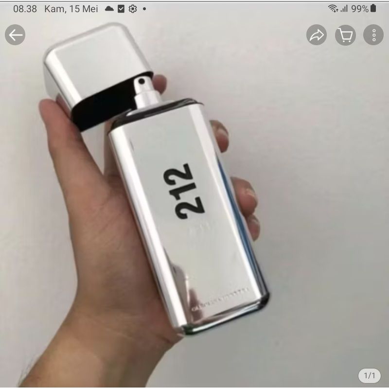 Parfum Ch 212 Vip Men 100ml (reject botol kurang mulus)