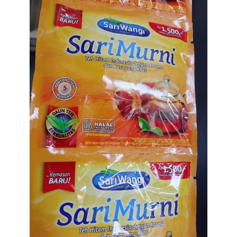 

Teh Saset Sari Wangi, 1Renceng Isi 12 Saset