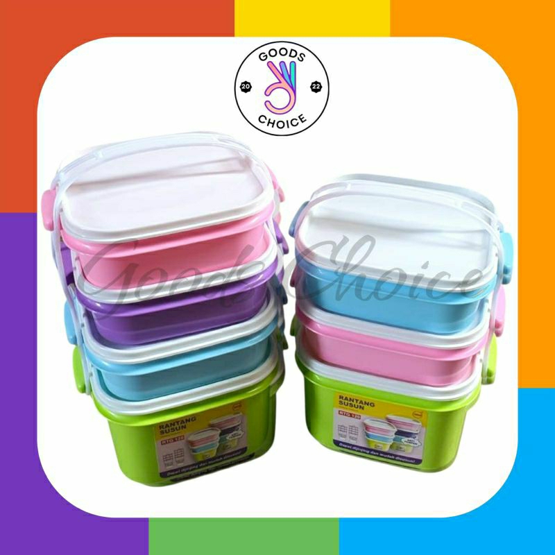 RANTANG FLO SSJ (120) / RANTANG PLASTIK / RANTANG MAKAN SSJ / RANTANGAN PLAST