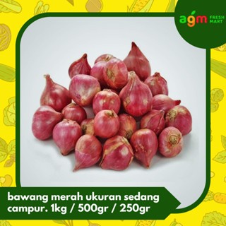 

bawang merah fresh ukuran sedang campur