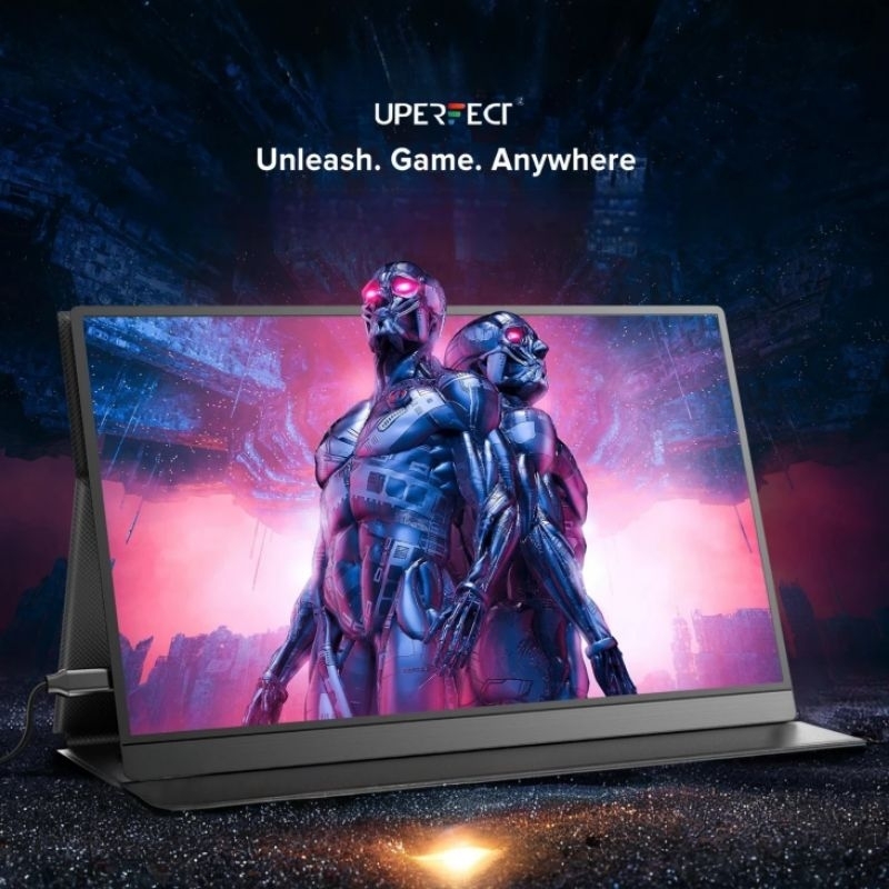 UPERFECT Portable Gaming Monitor 16.1 Inch IPS QHD 144Hz sRGB Type C - J5 - Black