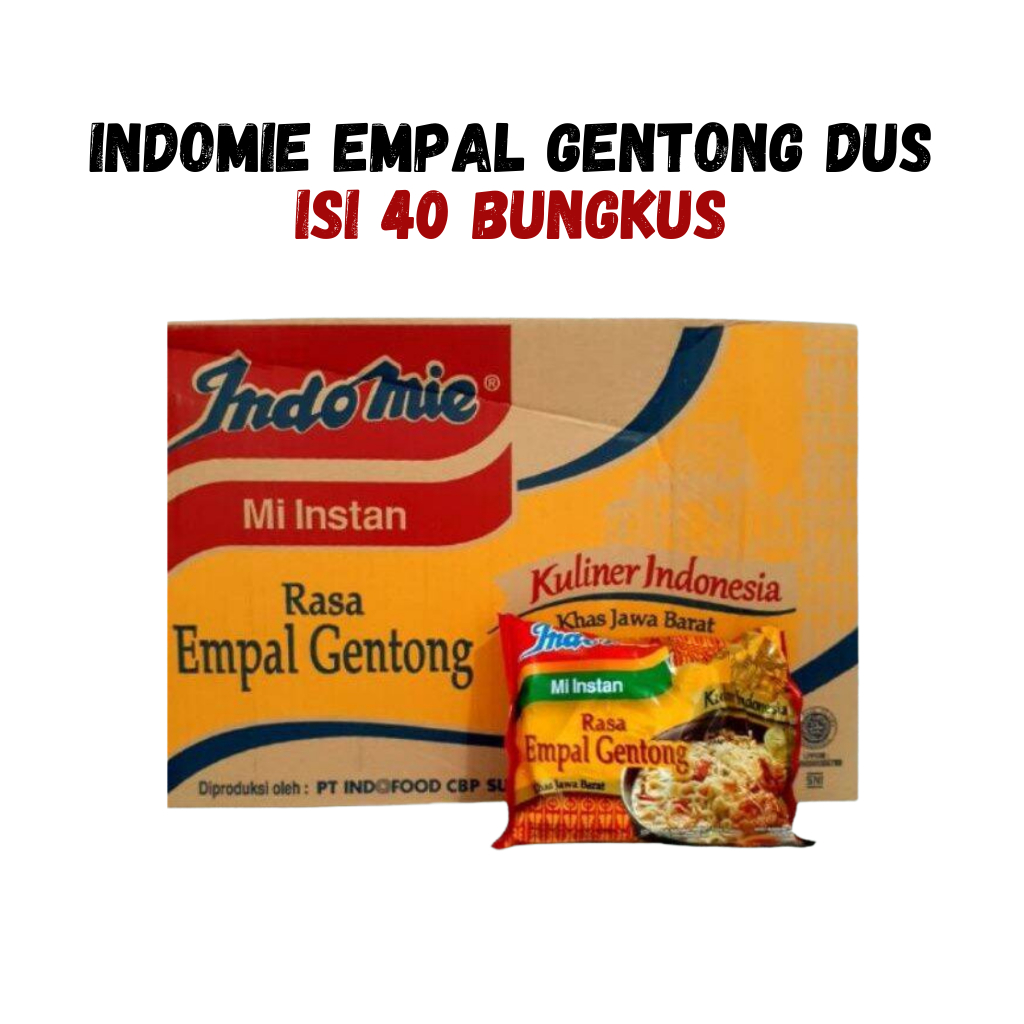 

Indomie Kuah Empal Gentong Karton 40 Bungkus – Mi Instan Rasa Daging Rempah Cocok untuk Stok