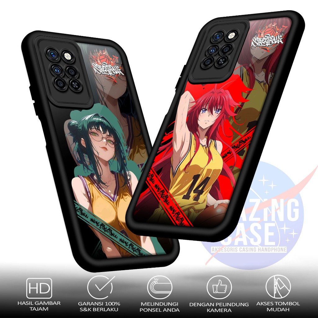 Case Premium Compatible For INFINIX NOTE 10 PRO NOTE 10 PRO NFC  Motif GRBL Casing Softcase Glossy A