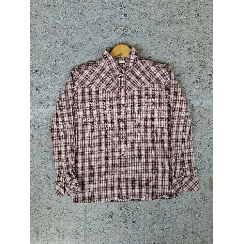 Kemeja Flannel avv homme ld 100