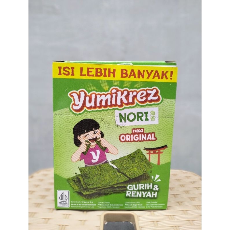 

BOX yumikrez nori 1box isi 12pcs x 4g