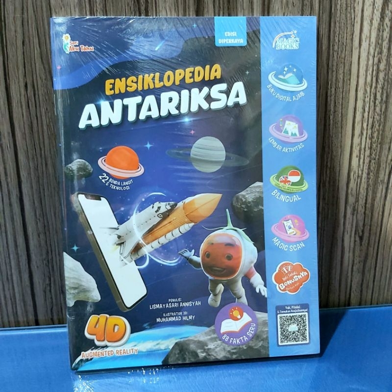 Ensiklopedia Antariksa 22 Benda Langit Bilingual Scan Barcode Buku Cerita Anak Tentang Planet Petual
