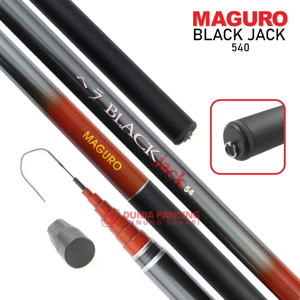 Joran Tegek / Pole Maguro Black Jack Pilih Ukuran
